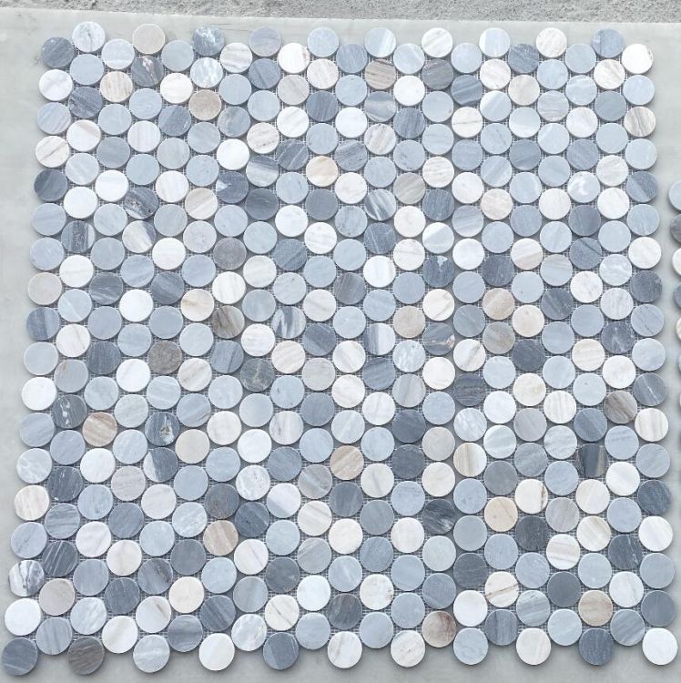 Penny Marble Large Blue 11.75 x 12